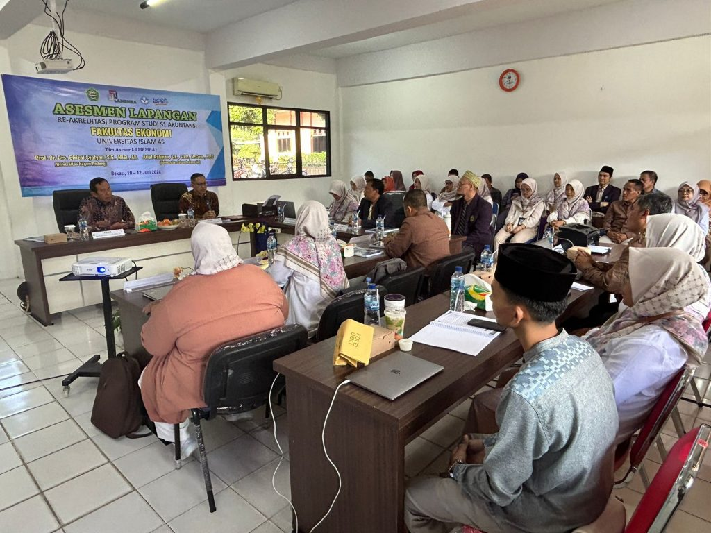 ASSESMEN LAPANGAN PROGRAM STUDI AKUNTANSI FAKULTAS EKONOMI UNIVERSITAS ISLAM 45