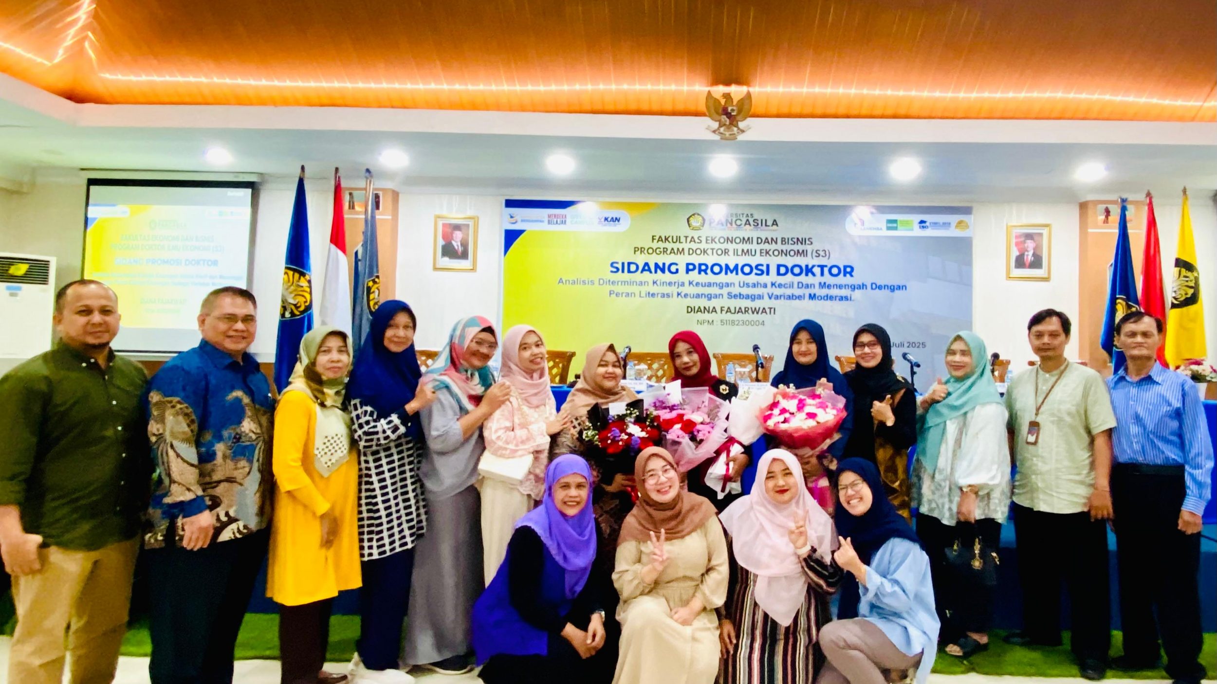 Universitas Islam 45 (UNISMA) Bekasi Bangga: Dr. Diana Fajarwati, S.E., M.M., Raih Gelar Doktor Ilmu Ekonomi dari Universitas Pancasila!